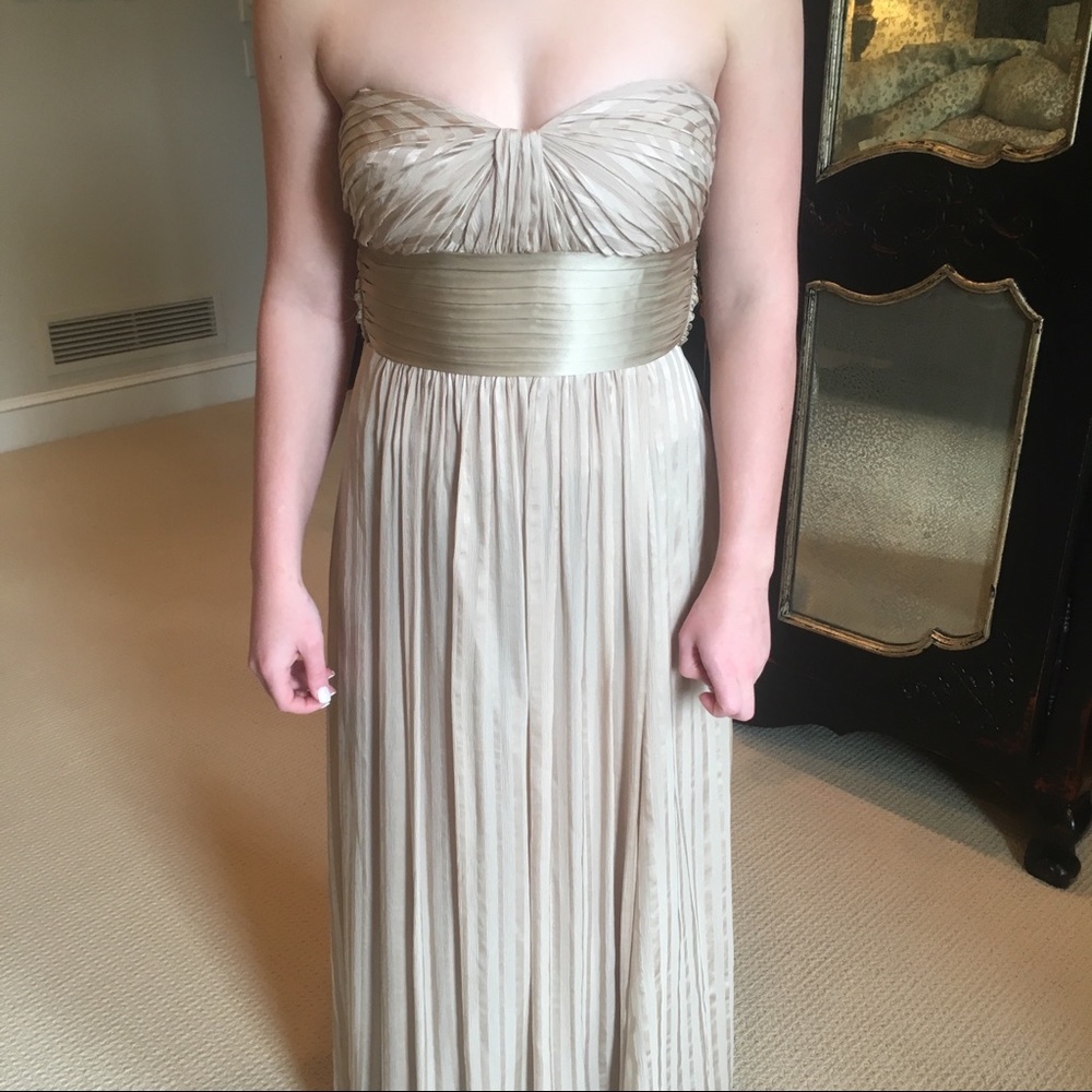 Sweetheart Chiffon and Satin Gown